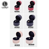 Round Leather Plush Ring Box Pendant Box Jewelry Storage Box
