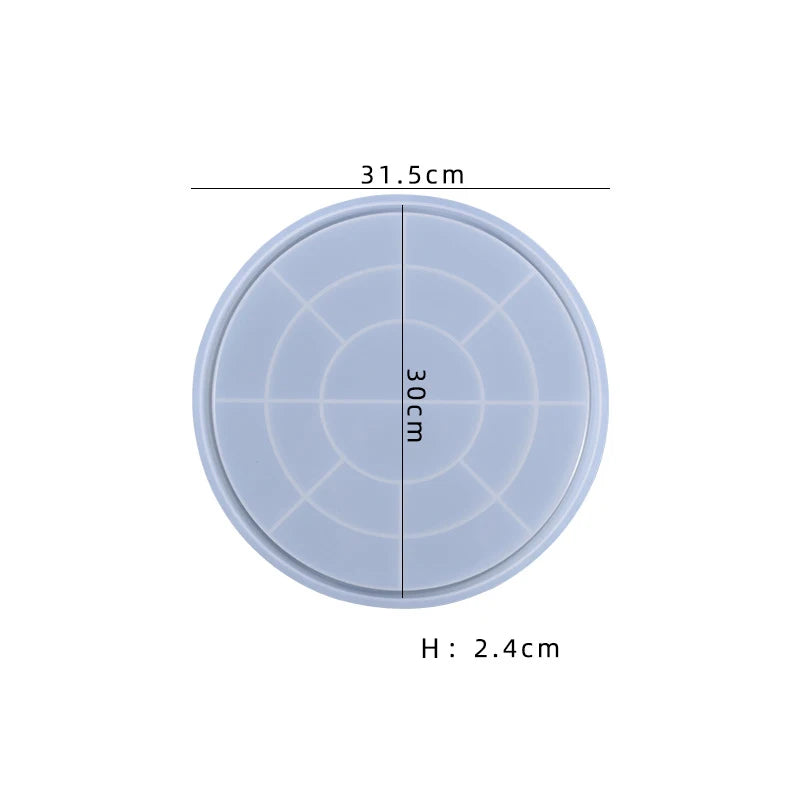 Silicone Coaster Mold for Resin Crafts