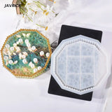 Silicone Round Tray Mold Diamond Bottom Resin Casting DIY Craft