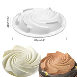 Whirlwind Shape Fondant Cake Silicone Mold Pastry Chocolate Mould