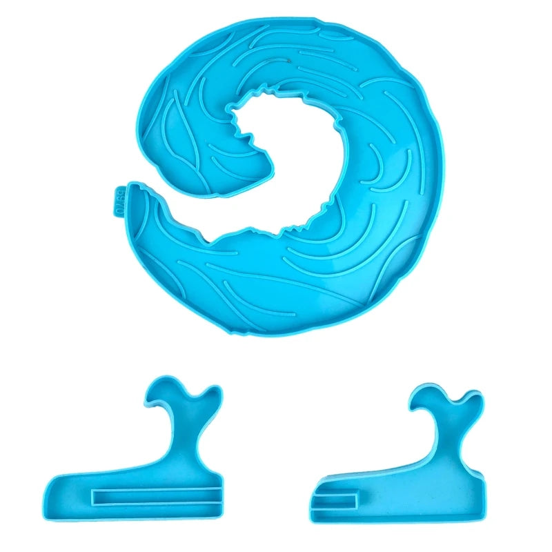 Sea Waves Desktop Ornaments Silicone Mold DIY Crafts