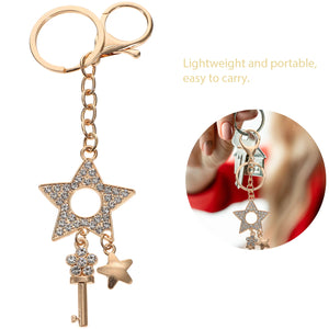 Sparkling Rhinestone Keychain Bag Charm