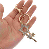 Sparkling Rhinestone Keychain Bag Charm