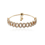Geometric Rhinestone Chain Anklet for Women XR2875