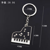 Metal Piano Keychain Personalized Small Gift Pendant