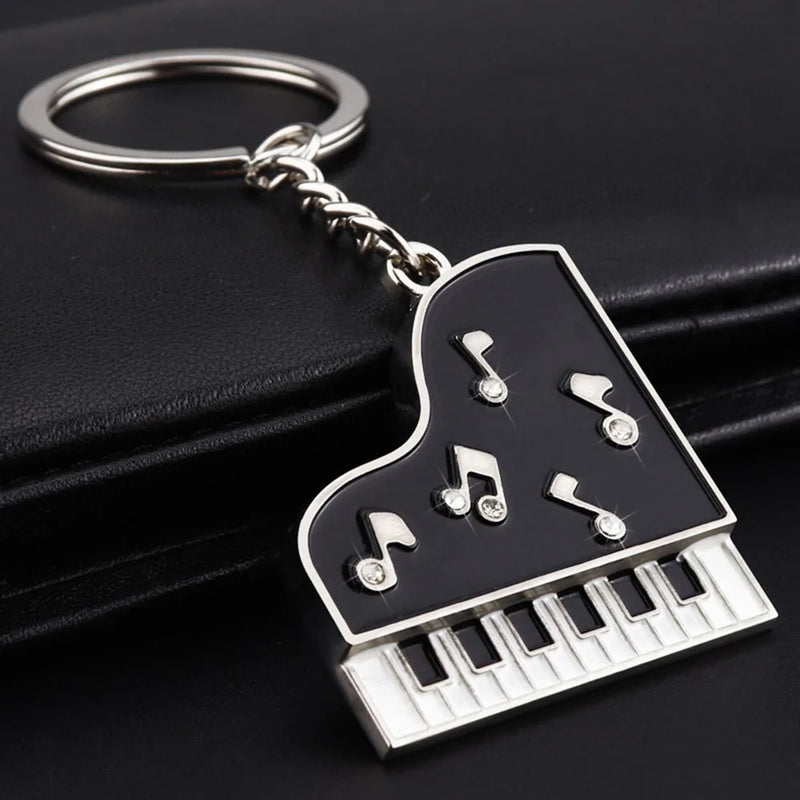 Metal Piano Keychain Personalized Small Gift Pendant