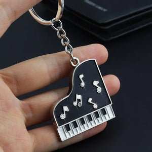 Metal Piano Keychain Personalized Small Gift Pendant