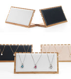 Bamboo Jewelry Display Holder Stand for Necklaces Bracelets Earrings
