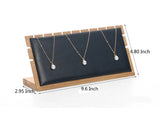 Bamboo Jewelry Display Holder Stand for Necklaces Bracelets Earrings