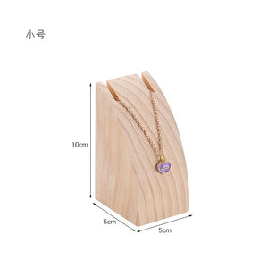 Solid Wood Jewelry Display Case Holder Necklace Bracelets Stand