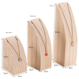 Solid Wood Jewelry Display Case Holder Necklace Bracelets Stand