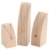 Solid Wood Jewelry Display Case Holder Necklace Bracelets Stand