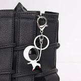 Skull Head Fencer Keychain - Metal Club Men Women Jewelry