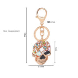 Skull Head Fencer Keychain - Metal Club Men Women Jewelry