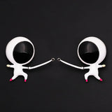 Skull Head Fencer Keychain - Metal Club Men Women Jewelry