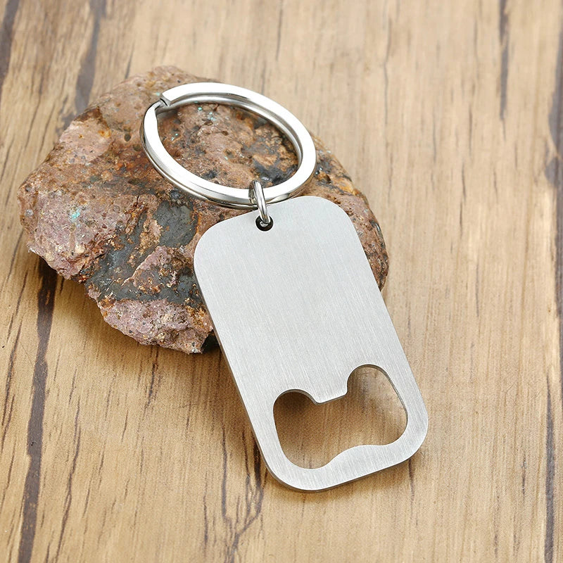 Custom Engraved Bottle Opener Keychain