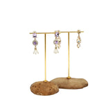 Stone Jewelry Earring Display Stand - Home Shooting Props