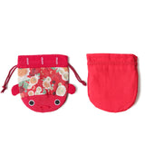 Red Retro Chinese Style Jewelry Bag for Relatives