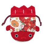 Red Retro Chinese Style Jewelry Bag for Relatives