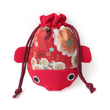 Red Retro Chinese Style Jewelry Bag for Relatives
