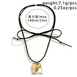 Sweet Love Heart Pendant Necklace for Women Wedding Goth
