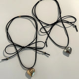 Sweet Love Heart Pendant Necklace for Women Wedding Goth