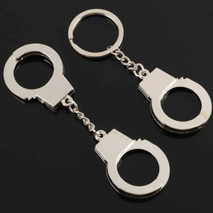 Creative Temperament Double Handcuff Key Chain Anti-Loss Ornament