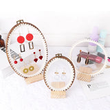 Thin Lace Earrings Storage Organizer Stand Box