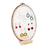 Thin Lace Earrings Storage Organizer Stand Box