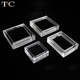 Transparent Jewelry Display Box Necklace Pendant Case Acrylic