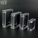 Acrylic Jewelry Display Box Necklace Pendant Case Transparent Holder
