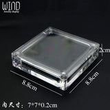 Acrylic Jewelry Display Box Necklace Pendant Case Transparent Holder