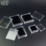 Acrylic Jewelry Display Box Necklace Pendant Case Transparent Holder