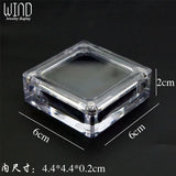 Acrylic Jewelry Display Box Necklace Pendant Case Transparent Holder