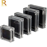Transparent Jewelry Display Box Necklace Pendant Case Holder
