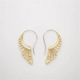 Hollow Double Wings Earrings - Personality Jewelry