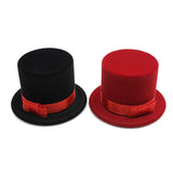Velvet Jewelry Ring Box Hat Shape Wedding Ring Earrings Storage