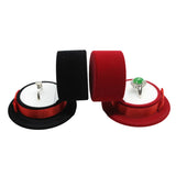 Velvet Jewelry Ring Box Hat Shape Wedding Ring Earrings Storage