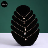 Velvet Pendant Necklaces Storage Shelf Jewelry Display Hanger