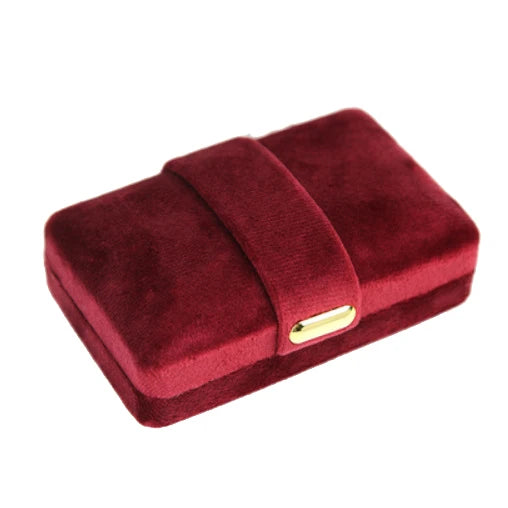 Velvet Ring Jewelry Storage Box Mini Earring Display