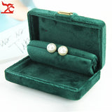 Velvet Ring Jewelry Storage Box Mini Earring Display