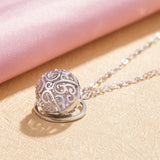 Women's 925 Silver Necklace Ball Pendant Chokers Fine Jewelry