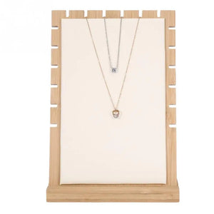 Wooden Bracelet Necklaces Pendant Jewelry Organizer Display Holder Stand