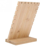 Wooden Bracelet Necklaces Pendant Jewelry Organizer Display Holder Stand