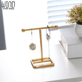 Wrought Iron Jewelry Rack Ring Earrings Necklace Hanger Storage