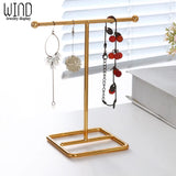 Wrought Iron Jewelry Rack Ring Earrings Necklace Hanger Storage
