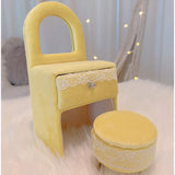 Yellow Sofa Shape Jewelry Box for Women Girls Organizer