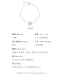 925 Sterling Silver Chinese Blessing Bracelet for Lucky Women