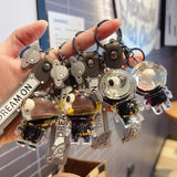 Cartoon Astronaut Figure Keychain Bag Hanging Ornaments