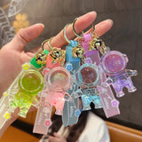 Cartoon Astronaut Figure Keychain Bag Hanging Ornaments